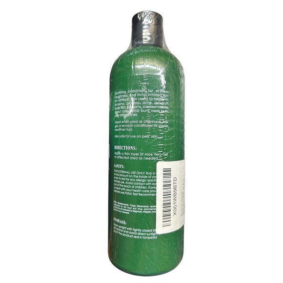 Botanic Hearth Aloe Vera Moisturizing Liquid Gel 16 fl oz (Lot of 2) - Picture 3 of 4